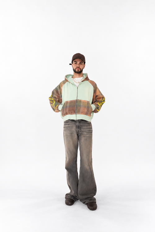RAFL PLAID HOODIE