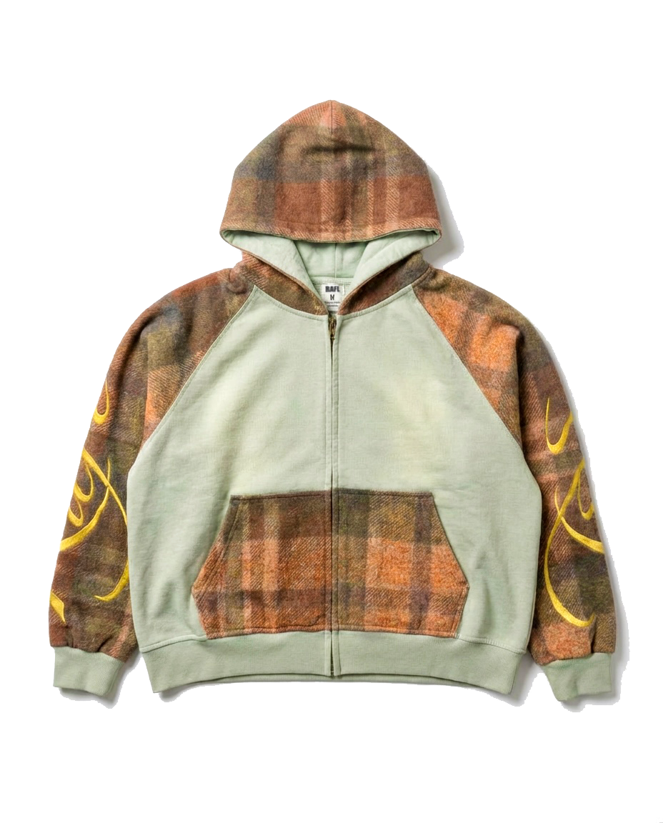 RAFL PLAID HOODIE
